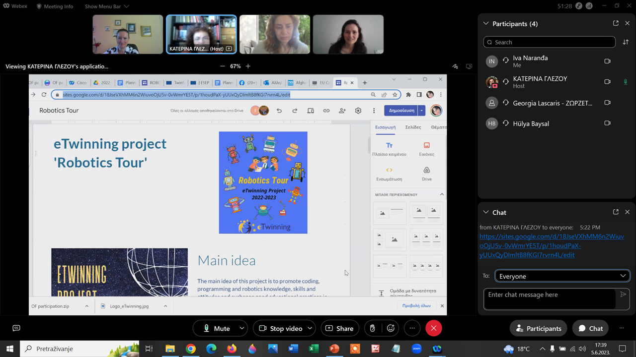 Webex online sastanak